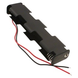 1 pcs : BH14AAW - Battery Holder (Open) AA 4 Cell Wire Leads - 6' (152.4mm)