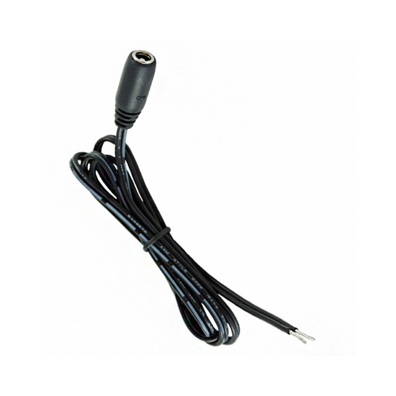 1 pcs : 10-01094 - Cable Assembly 2.5mm ID, 5.5mm OD Jack to Wire Leads Flat 3.00' (915.00mm)