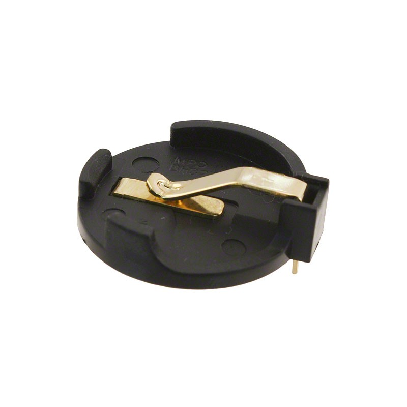 1 pcs : BH32T-C-G - Battery Holder (Open) Coin, 20.0mm 1 Cell PC Pin