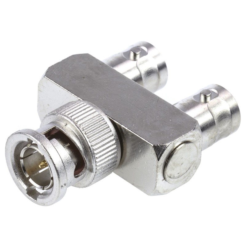 1 pcs - Telegartner Tee 75Ω RF Adapter BNC Plug to BNC Socket 4GHz