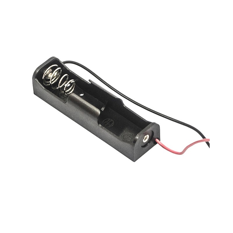 1 pcs : BCAAW - Battery Holder (Open) AA 1 Cell Wire Leads - 6' (152.4mm)