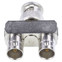 1 pcs - Telegartner Tee 75Ω RF Adapter BNC Plug to BNC Socket 4GHz
