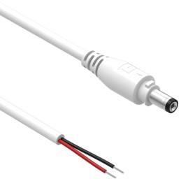 1 pcs : 10-02940 - Cable Assembly 2.5mm ID, 5.5mm OD Plug to Wire Leads Round 3.00' (915.00mm)