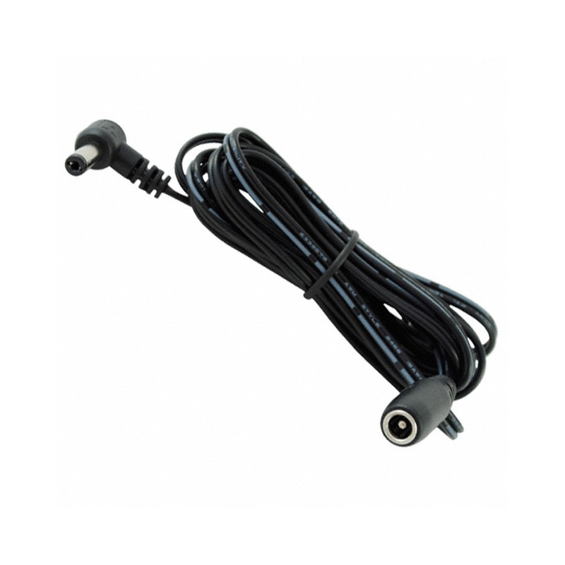 1 pcs : 10-01080 - Cable Assembly 2.1mm ID, 5.5mm OD Jack to Plug, Right Angle Flat 6.0' (1.83m)