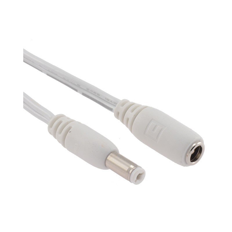 1 pcs : 10-01253 - Cable Assembly 2.5mm ID, 5.5mm OD Jack to Plug Flat 6.0' (1.83m)