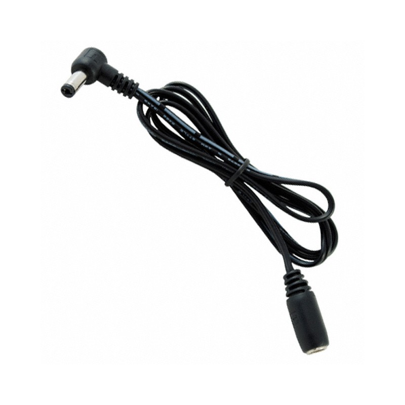 1 pcs : 10-01075 - Cable Assembly 2.1mm ID, 5.5mm OD Jack to Plug, Right Angle Flat 3.00' (915.00mm)