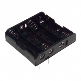 1 pcs : 2477 - Battery Holder (Open) AA 4 Cell PC Pin