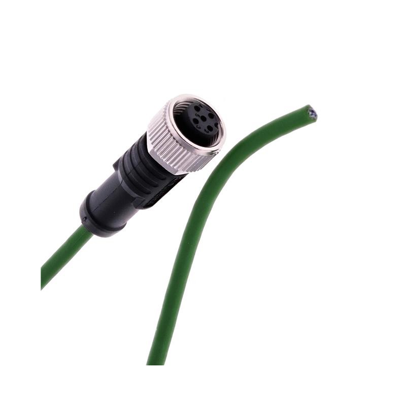 1 pcs : M12A-02BFFM-SL8C02 - Cable Assembly 6.56' (2.00m)