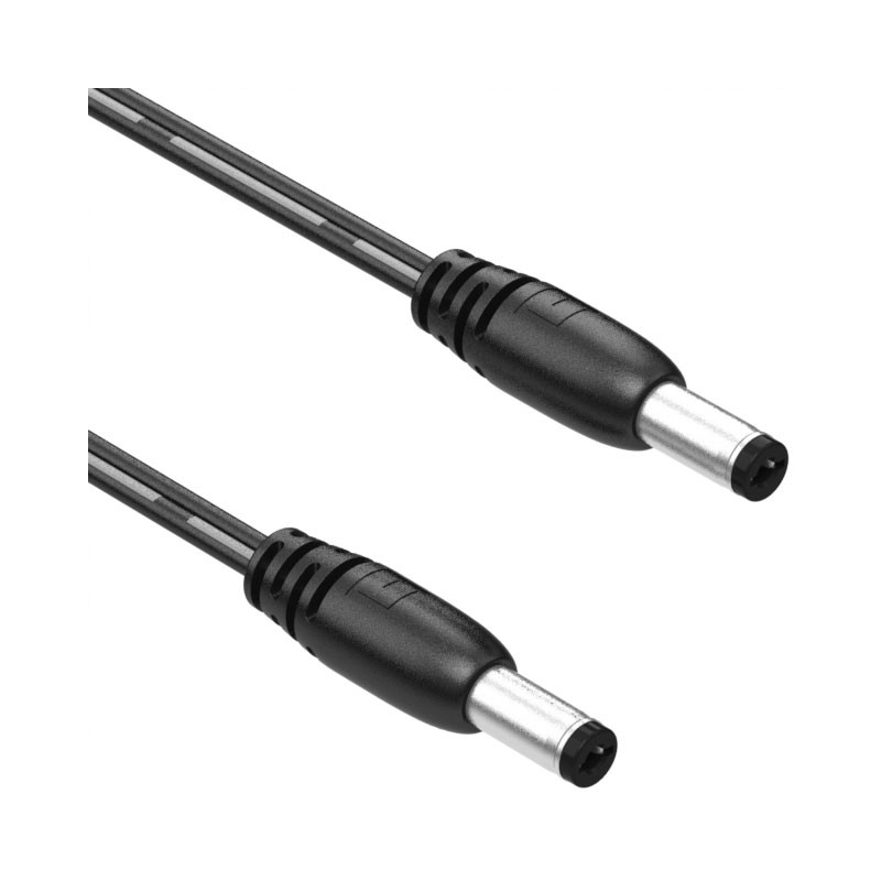 1 pcs : 10-02542 - Cable Assembly 2.1mm ID, 5.5mm OD Plug to Plug Flat 1.00' (305.00mm)