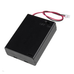 1 pcs : PRT-18769 - Battery Holder (Covered) AA 3 Cell Wire Leads with Connector