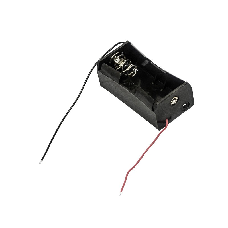 1 pcs : BHDW - Battery Holder (Open) D 1 Cell Wire Leads - 6' (152.4mm)