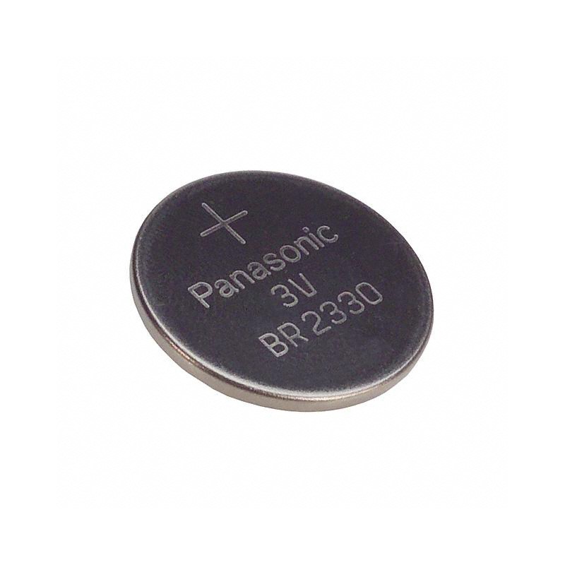 1 pcs : BR-2330 - Coin, 23.0mm Lithium Poly-Carbon Monofluoride 3 V Battery Non-Rechargeable