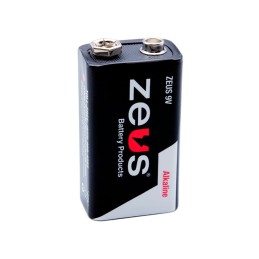 1 pcs : ZEUS 9V - 9V Alkaline Manganese Dioxide 9 V Battery Non-Rechargeable