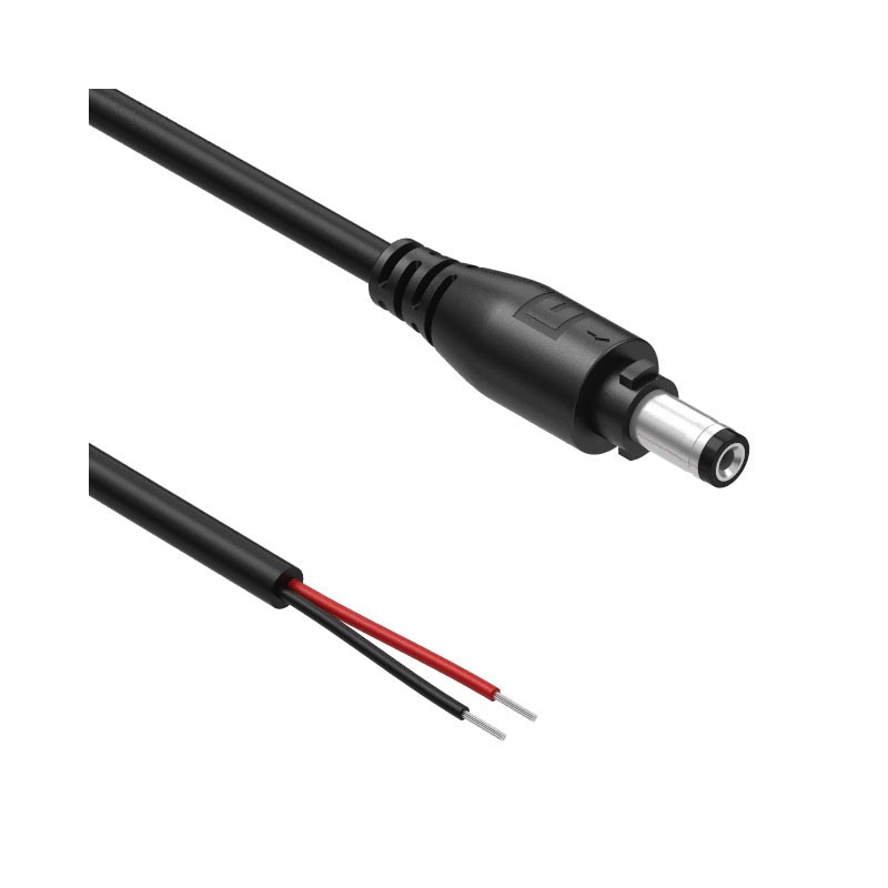 1 pcs : 10-02937 - Cable Assembly 2.5mm ID, 5.5mm OD Plug to Wire Leads Round 3.00' (915.00mm)