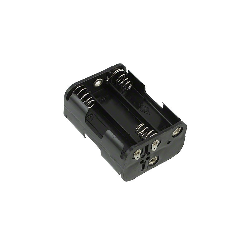 1 pcs : BH26AAL - Battery Holder (Open) AA 6 Cell Solder Lug