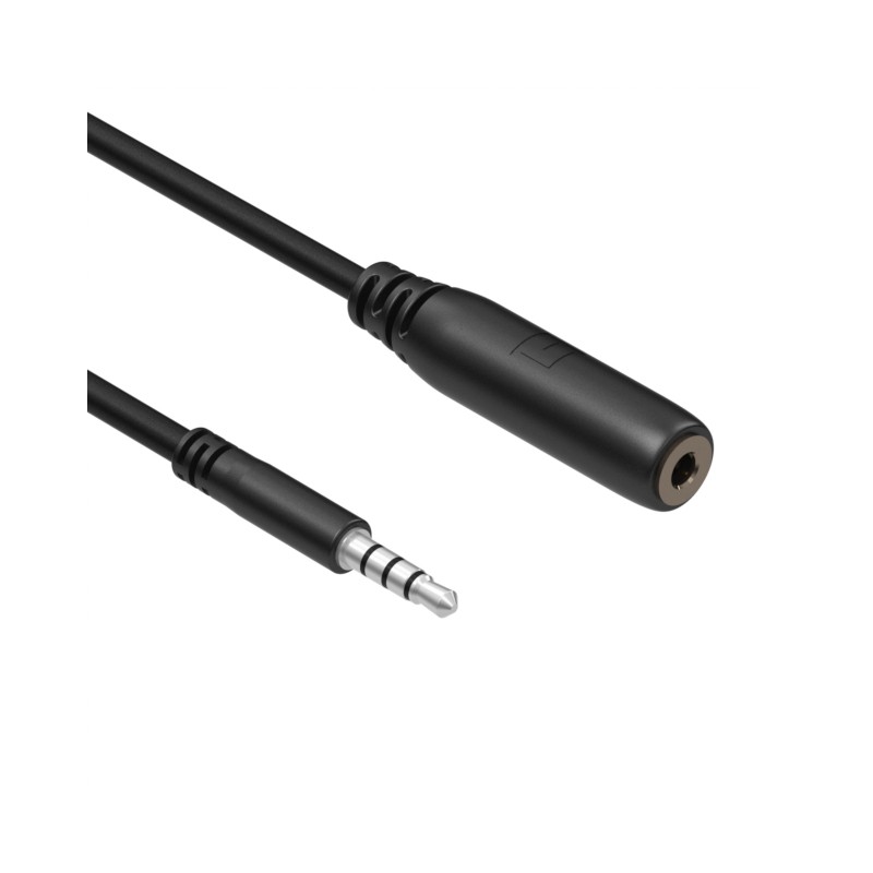 1 pcs : 10-02135 - Cable Stereo (4 Conductor, TRRS) Phone Jack, 3.5mm (1/8') To Phone Plug, 3.5mm (1/8') 3.0' (91.44cm)