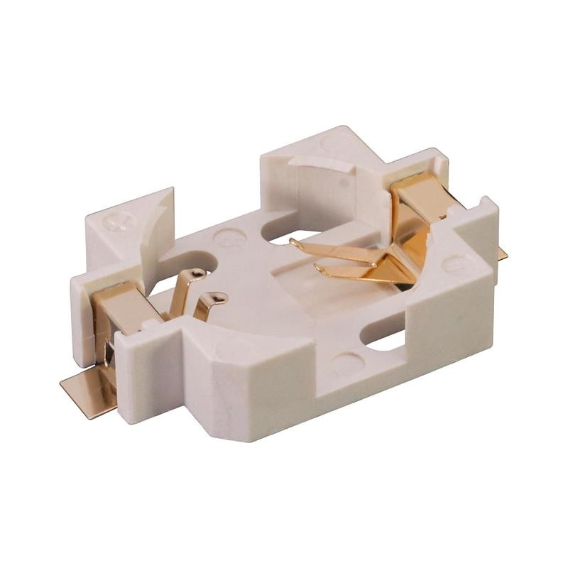 1 pcs : BAT-HLD-010-SMT-TR - Battery Holder (Open) Coin, 16.0mm 1 Cell SMD (SMT) Tab