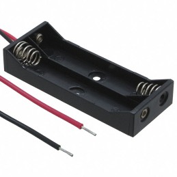 1 pcs : BE-2AAAA-W - Battery Holder (Open) AAAA 2 Cell Wire Leads - 6' (152.4mm)