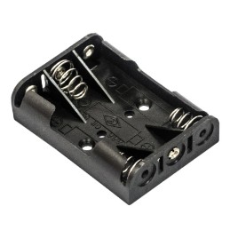 1 pcs : BC3AAAL - Battery Holder (Open) AAA 3 Cell Solder Lug