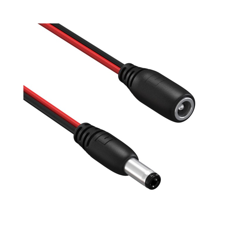 1 pcs : 10-01781 - Cable Assembly 2.5mm ID, 5.5mm OD Jack to Plug Flat 6.0' (1.83m)