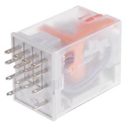 1 pcs - Phoenix Contact PCB Mount Power Relay, 24V ac Coil, 6A Switching Current, 4PDT