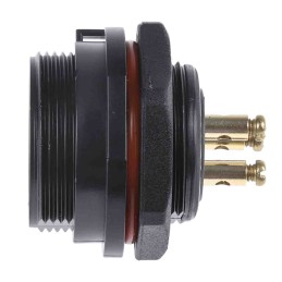1 pcs - RS PRO Circular Connector, 3 Contacts, Panel Mount, Plug, Male, IP68