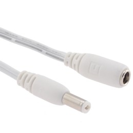 1 pcs : 10-01248 - Cable Assembly 2.1mm ID, 5.5mm OD Jack to Plug Flat 6.0' (1.83m)