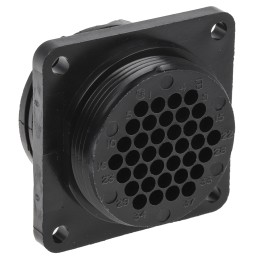 1 pcs - TE Connectivity Circular Connector, 37 Contacts, Panel Mount, Socket, Female, CPC Series 1 Series