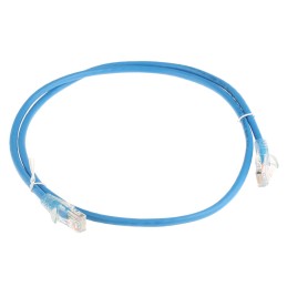 1 pcs - RS PRO Cat5e Male RJ45 to Male RJ45 Ethernet Cable, U/UTP, Blue PVC Sheath, 1m