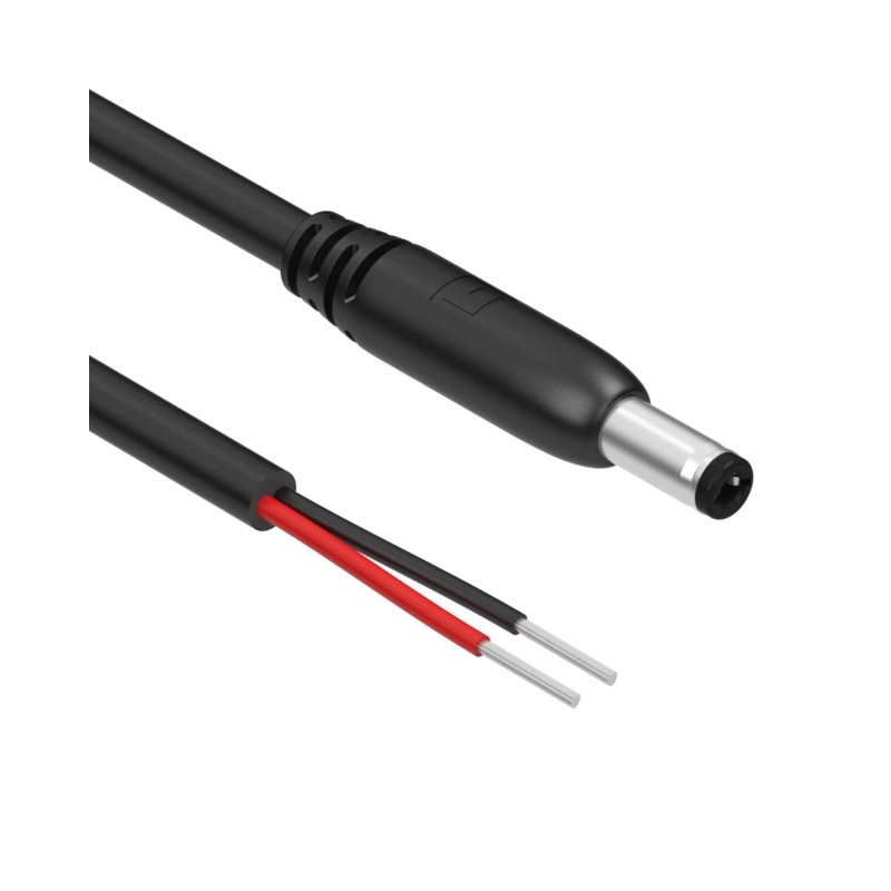 1 pcs : 10-02223 - Cable Assembly 2.1mm ID, 5.5mm OD Plug to Wire Leads Round 6.0' (1.83m)
