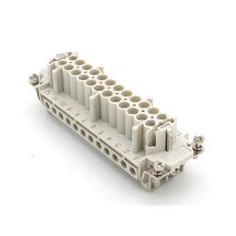 1 pcs - Molex Screw Terminal Insert, 24 Way, 16A, 93601, Screw Mount