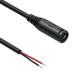 1 pcs : 10-02932 - Cable Assembly 2.1mm ID, 5.5mm OD Jack to Wire Leads Round 3.00' (915.00mm)
