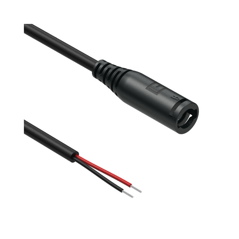 1 pcs : 10-02932 - Cable Assembly 2.1mm ID, 5.5mm OD Jack to Wire Leads Round 3.00' (915.00mm)