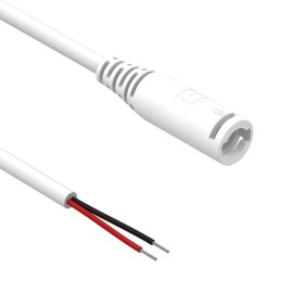 1 pcs : 10-02935 - Cable Assembly 2.1mm ID, 5.5mm OD Jack to Wire Leads Round 3.00' (915.00mm)