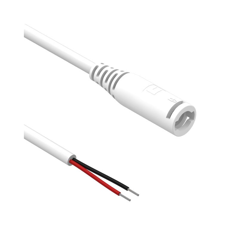 1 pcs : 10-02935 - Cable Assembly 2.1mm ID, 5.5mm OD Jack to Wire Leads Round 3.00' (915.00mm)