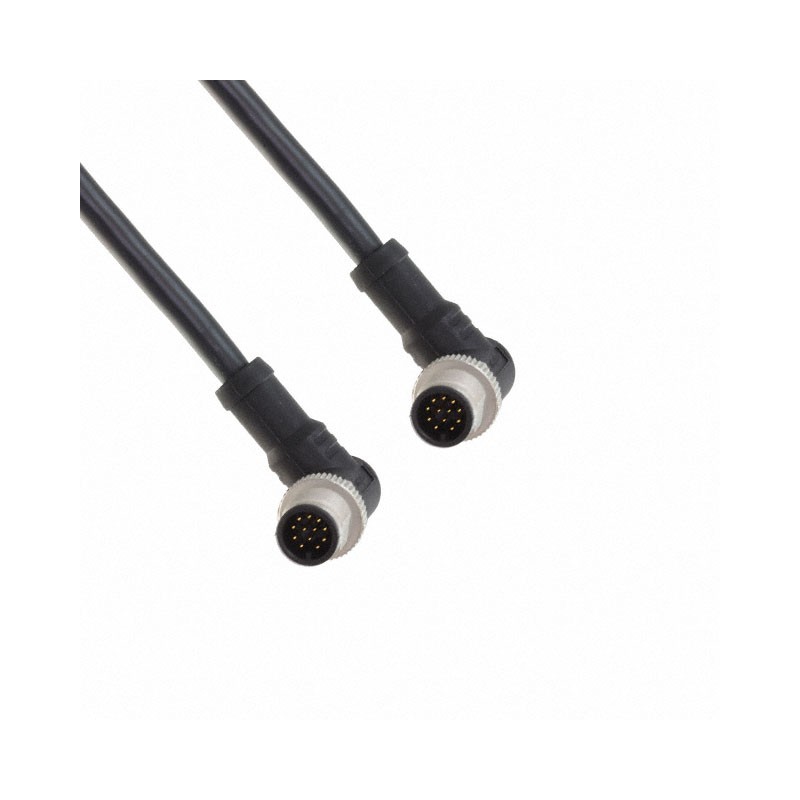 1 pcs : M12A12MR-12AMR-SBA05 - Cable Assembly 1.64' (500.00mm)