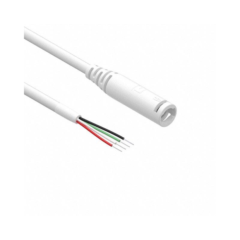 1 pcs : 10-03404 - Cable Stereo (4 Conductor, TRRS) Phone Jack, 3.5mm (1/8') To Cable (Round) 3.0' (91.44cm)