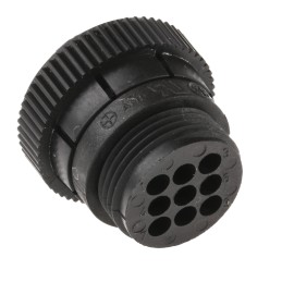 100 pcs - TE Connectivity Circular Connector, 9 Contacts, Cable Mount, Socket, Female, CPC Series 1 Series