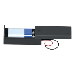 1 pcs : 245 - Battery Holder (Covered) 9V 1 Cell Wire Leads