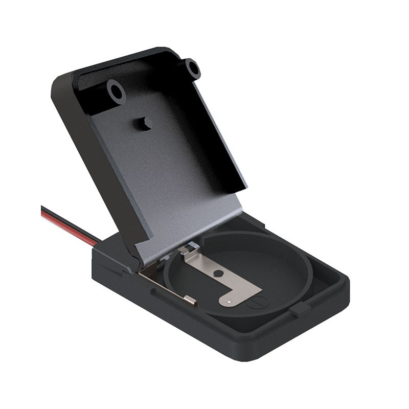 1 pcs : 1086 - Battery Holder (Covered) Coin, 20.0mm 1 Cell Wire Leads - 6' (152.4mm)