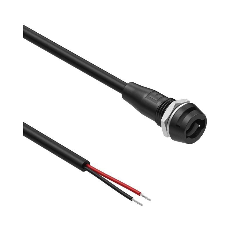 1 pcs : 10-02978 - Cable Assembly 2.1mm ID, 5.5mm OD Jack to Wire Leads Round 1.00' (305.00mm)
