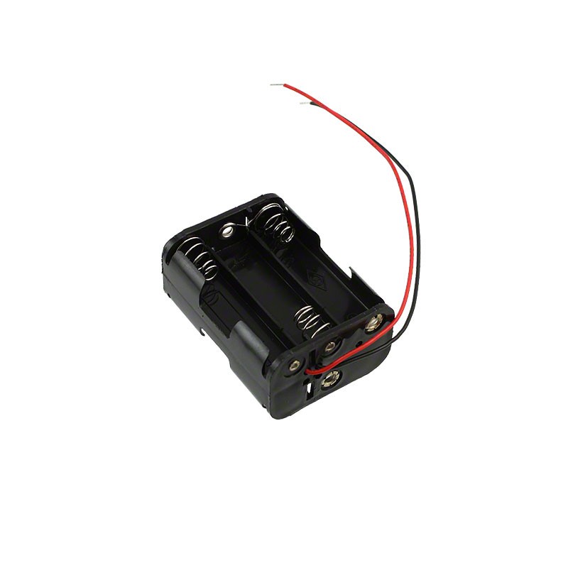 1 pcs : BH26AAW - Battery Holder (Open) AA 6 Cell Wire Leads - 6' (152.4mm)