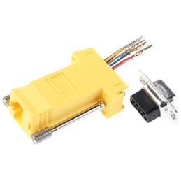1 pcs - RS PRO D Sub Adapter Female 9 Way D-Sub to Female RJ45