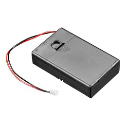 1 pcs : 4779 - Battery Holder (Covered) AA 3 Cell Wire Leads with Connector