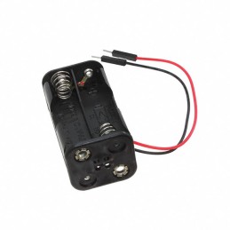 1 pcs : 3905 - Battery Holder (Open) AA 4 Cell Wire Leads with Connector