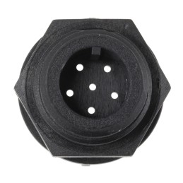 1 pcs - Bulgin Circular Connector, 6 Contacts, Rear Mount, Miniature Connector, Plug, Male, IP68, Buccaneer 400 Series