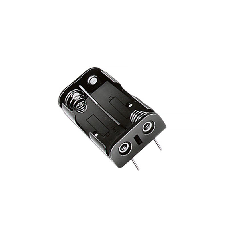 1 pcs : BH2AAPC-4-12MM - Battery Holder (Open) AA 2 Cell PC Pin