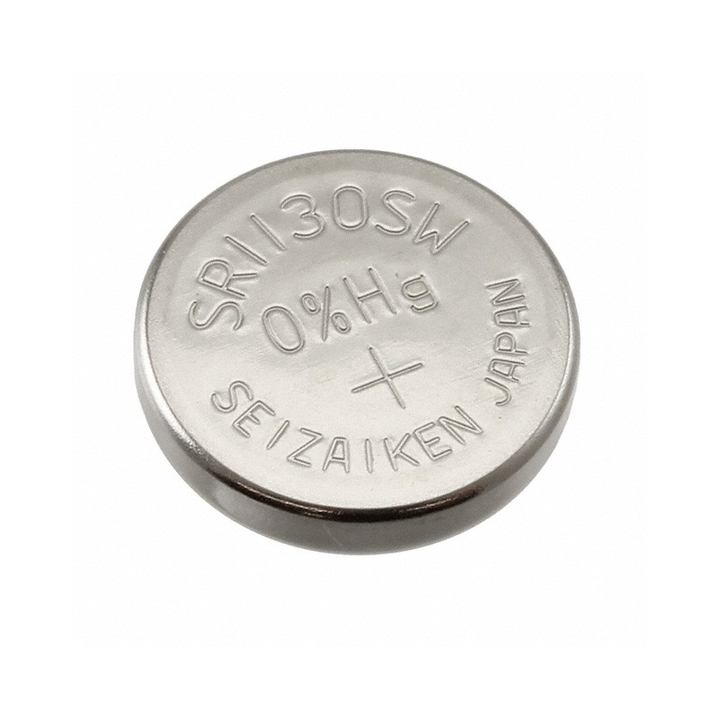 1 pcs : SR1130W - Coin, 11.6mm Silver Oxide 1.55 V Battery Non-Rechargeable