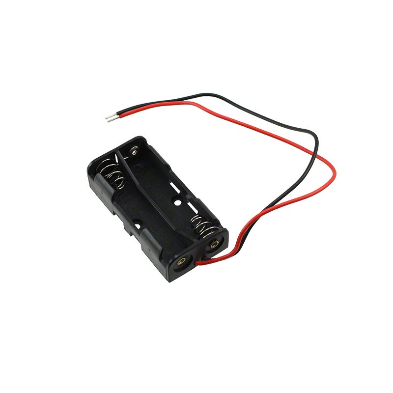 1 pcs : BH2AAAW - Battery Holder (Open) AAA 2 Cell Wire Leads - 6' (152.4mm)