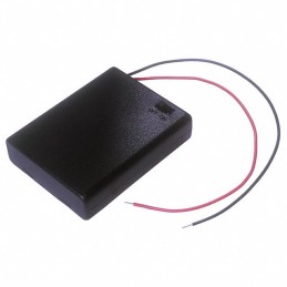 1 pcs : SBH441AS - Battery Holder (Covered) AAA 4 Cell Wire Leads - 6' (152.4mm)